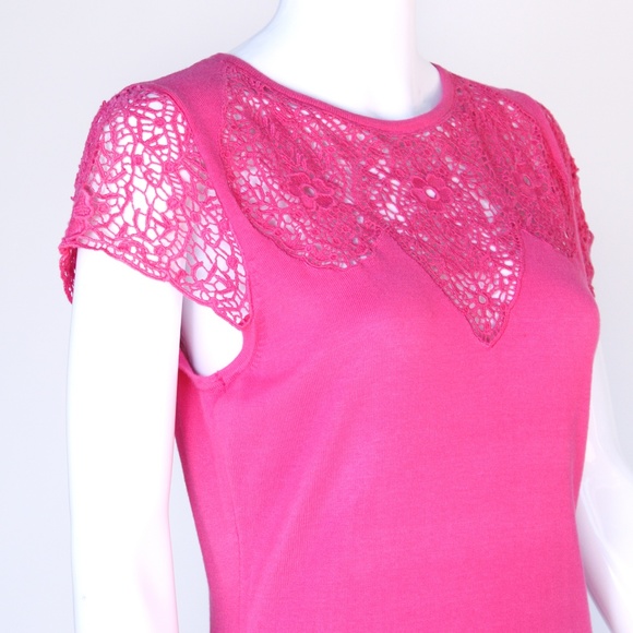 Leo Guy Pink Floral Embroidered dress *New* - Picture 3 of 5